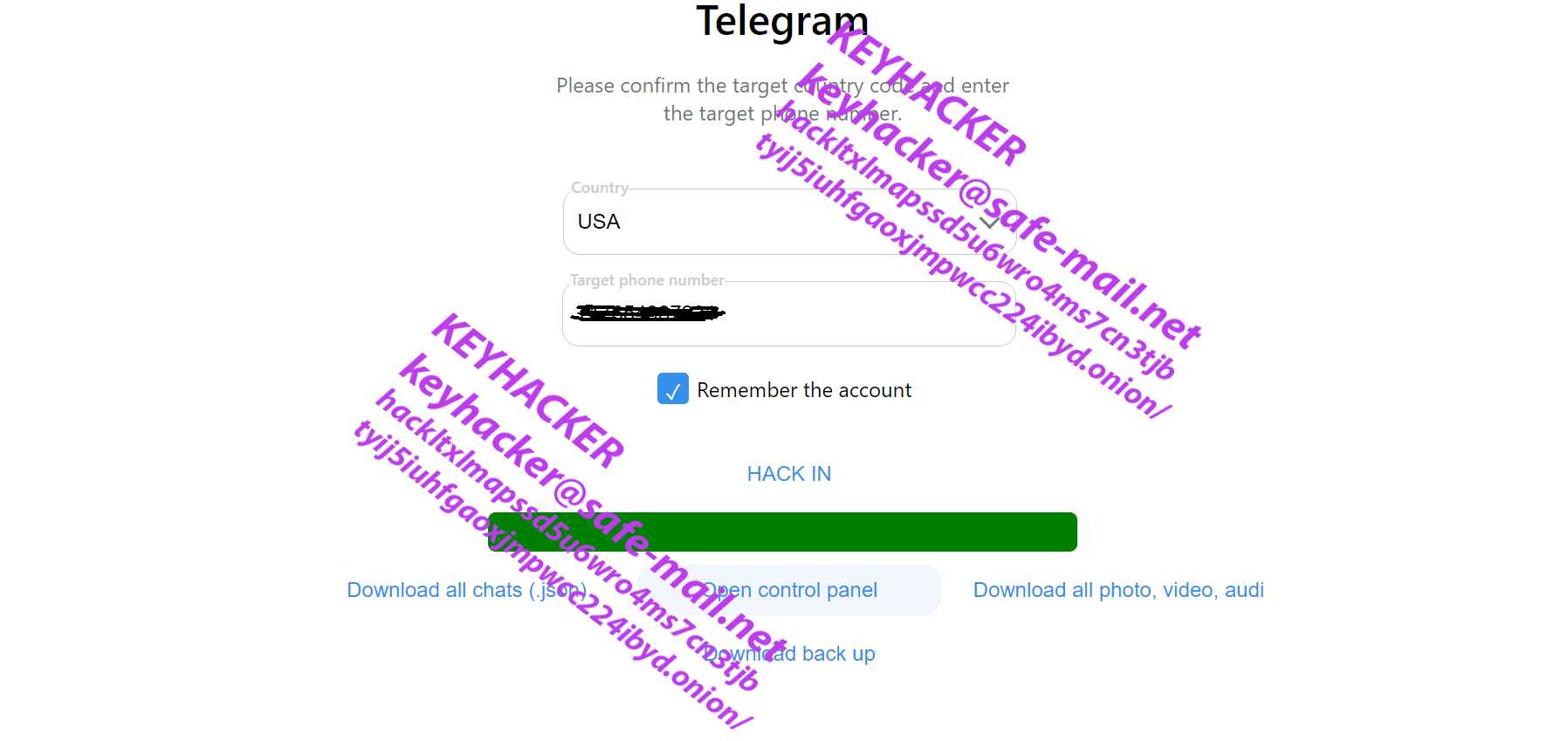 Telegram Hacking Program 3