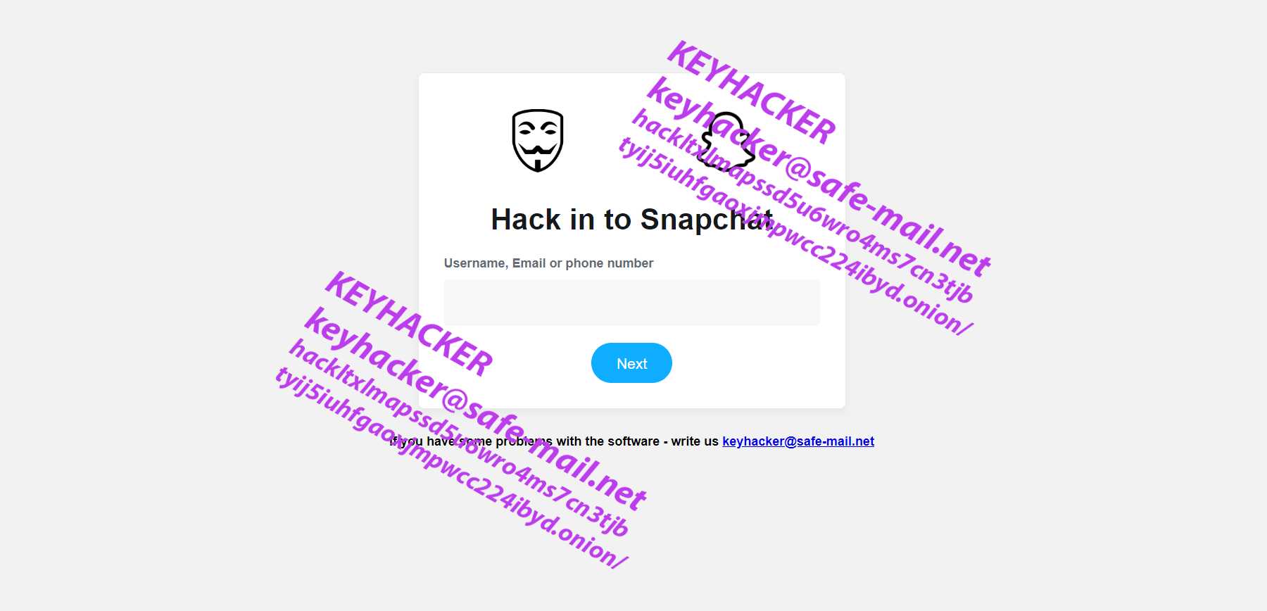 Snapchat Hacking Program 1